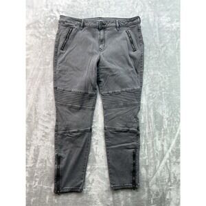 A.n.a. Jeans Fashion Legging Stretch Mid Rise Women 34/18 Grey Y2K Street Grunge